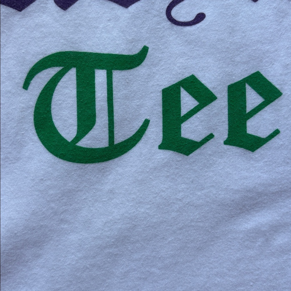 Y2k Juicy Couture Rare Vintage Graphic Tee Short Sleeve OG Love P&G Large Royal - Picture 7 of 16